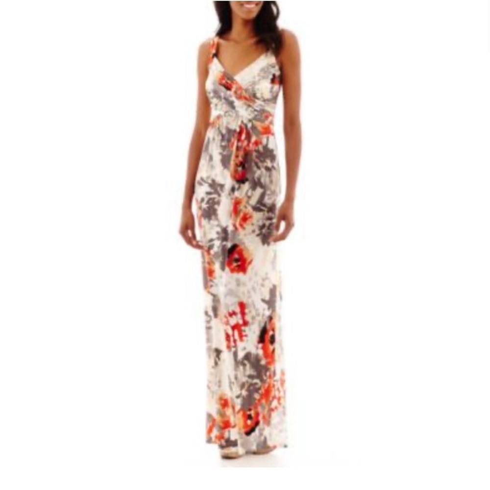 Floral Print Maxi Dress